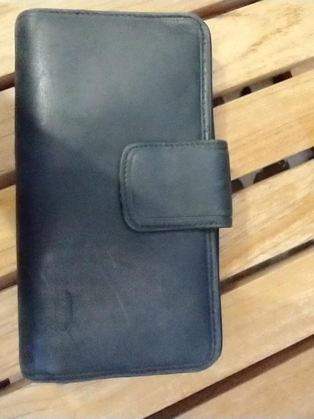 Buxton Black Leather Wallet